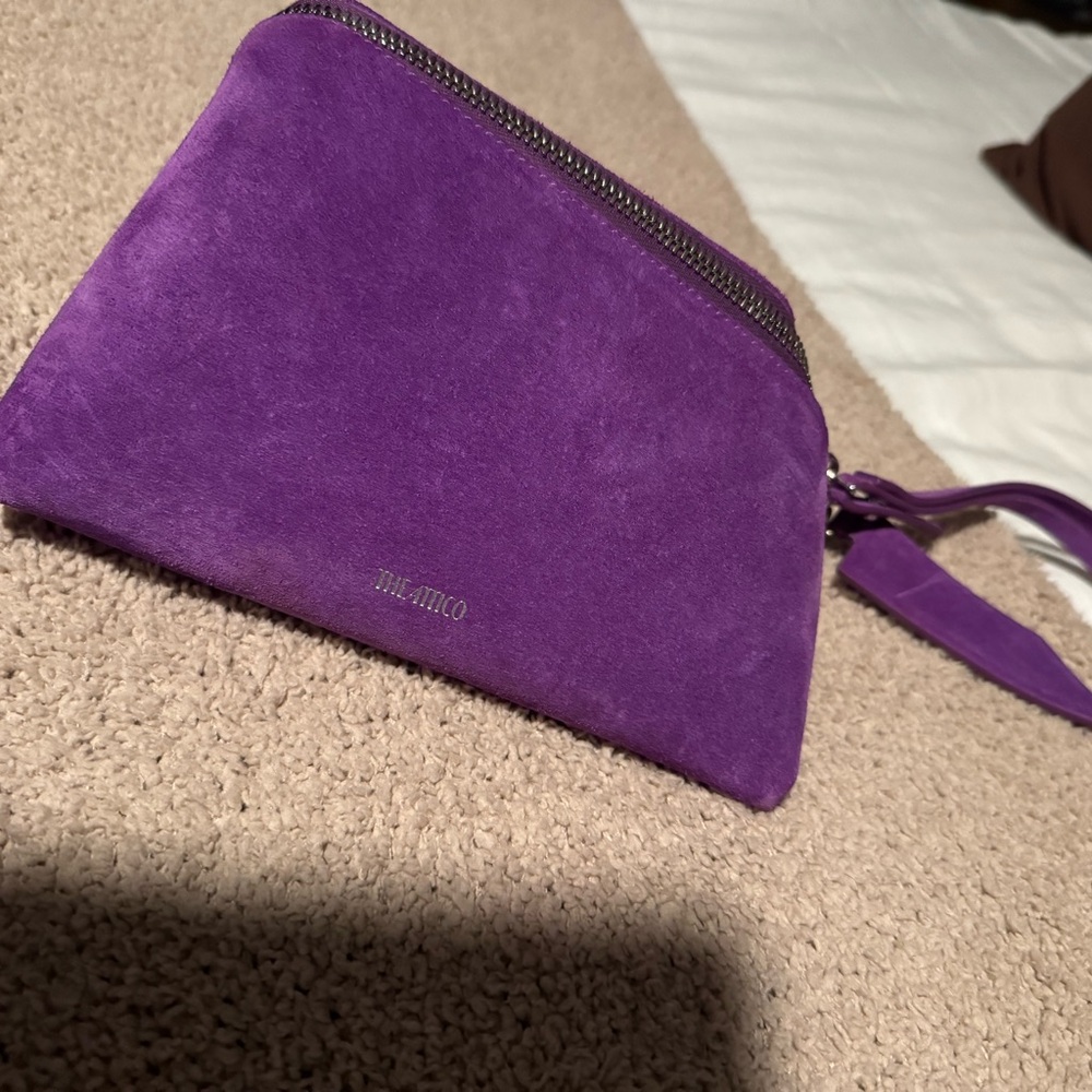 The Attico Vibrant Purple Clutch